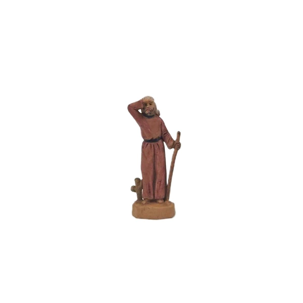 Statua presepe 4 cm viandante