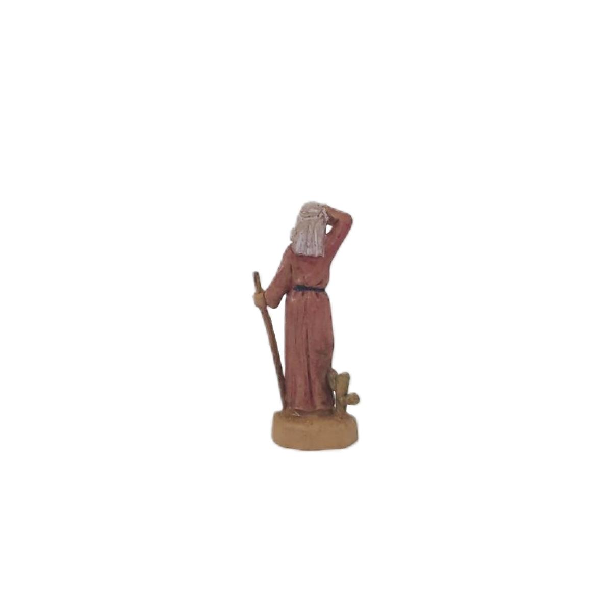 Statua presepe 4 cm viandante