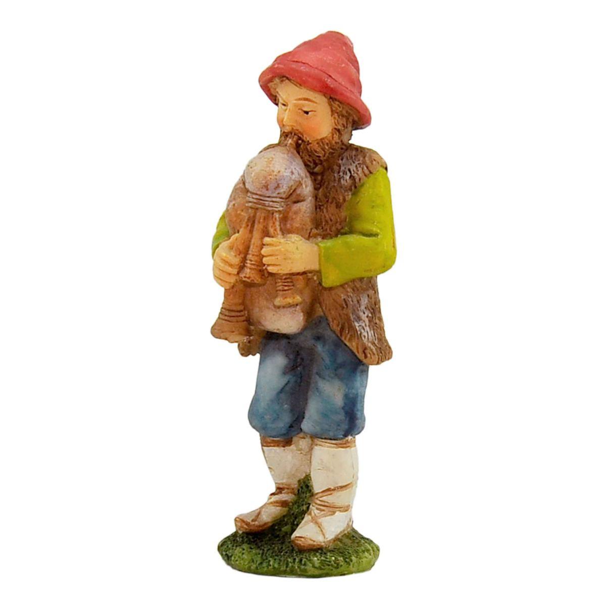 Statua presepe 10 cm zampognaro