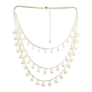 Collana perle bianche