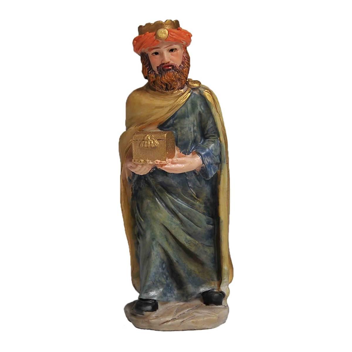 Statua presepe 12 cm re magi pastore pecora