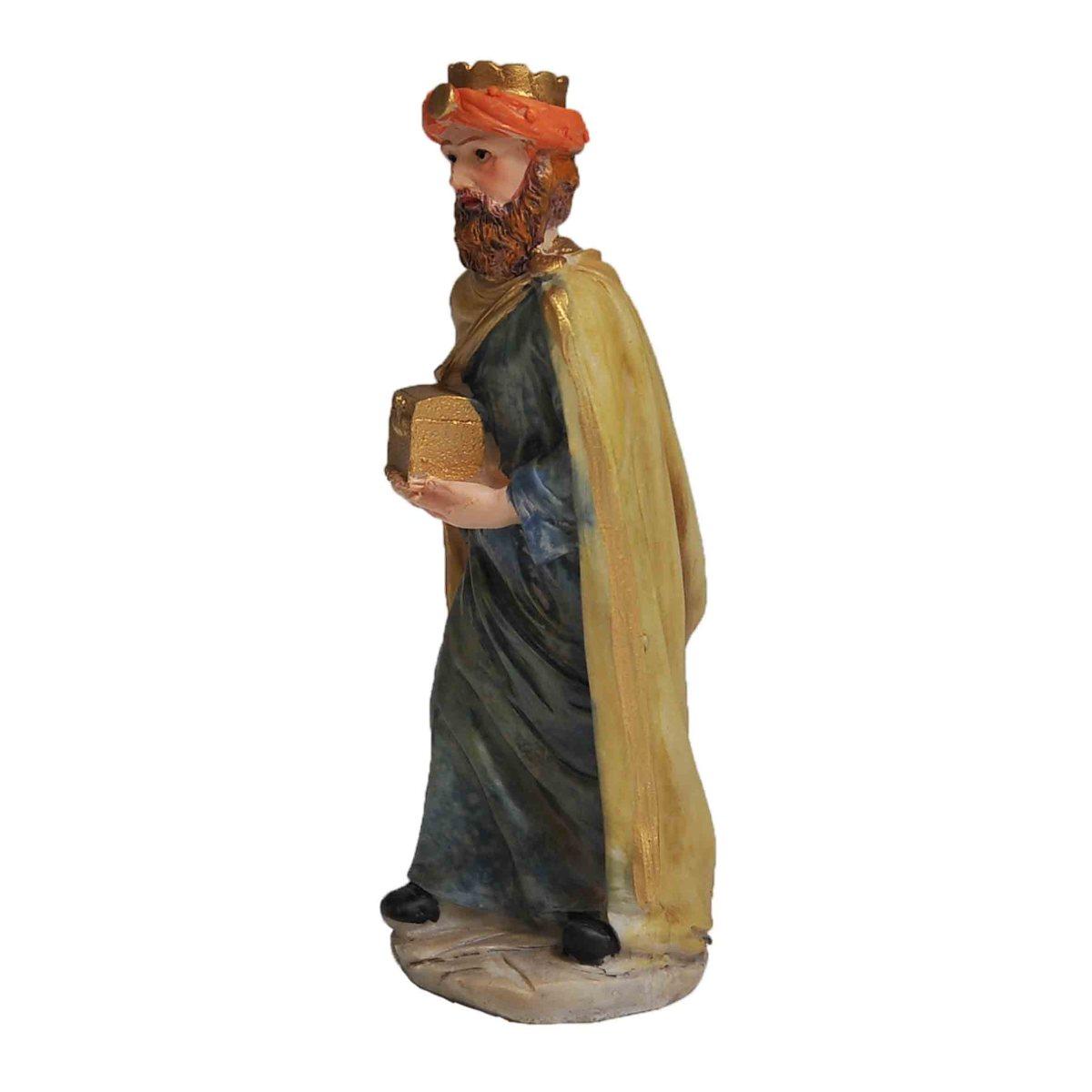 Statua presepe 12 cm re magi pastore pecora
