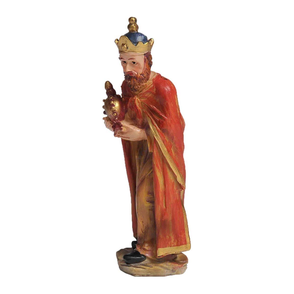 Statua presepe 12 cm re magi pastore pecora