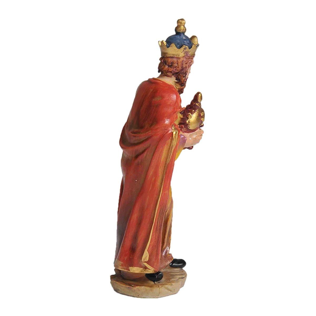 Statua presepe 12 cm re magi pastore pecora