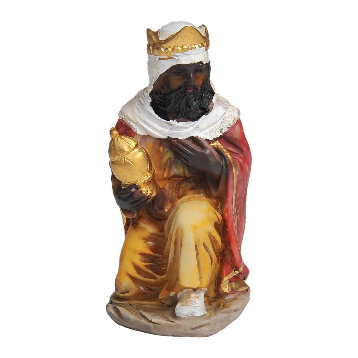 Statua presepe 12 cm re magi pastore pecora