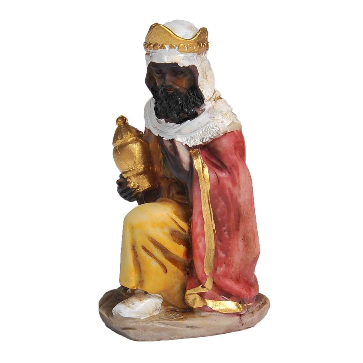 Statua presepe 12 cm re magi pastore pecora