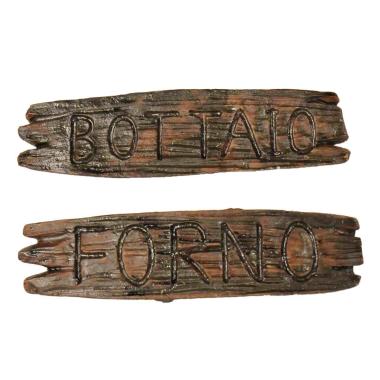 Insegne presepe bottega mestieri frutteria