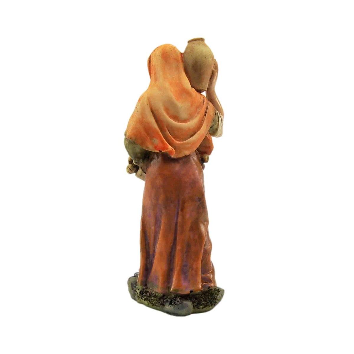 Statua presepe 15 cm donna anfora fascine