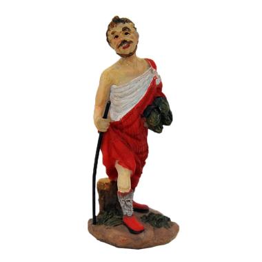 Statua presepe 15 cm contadino carciofi