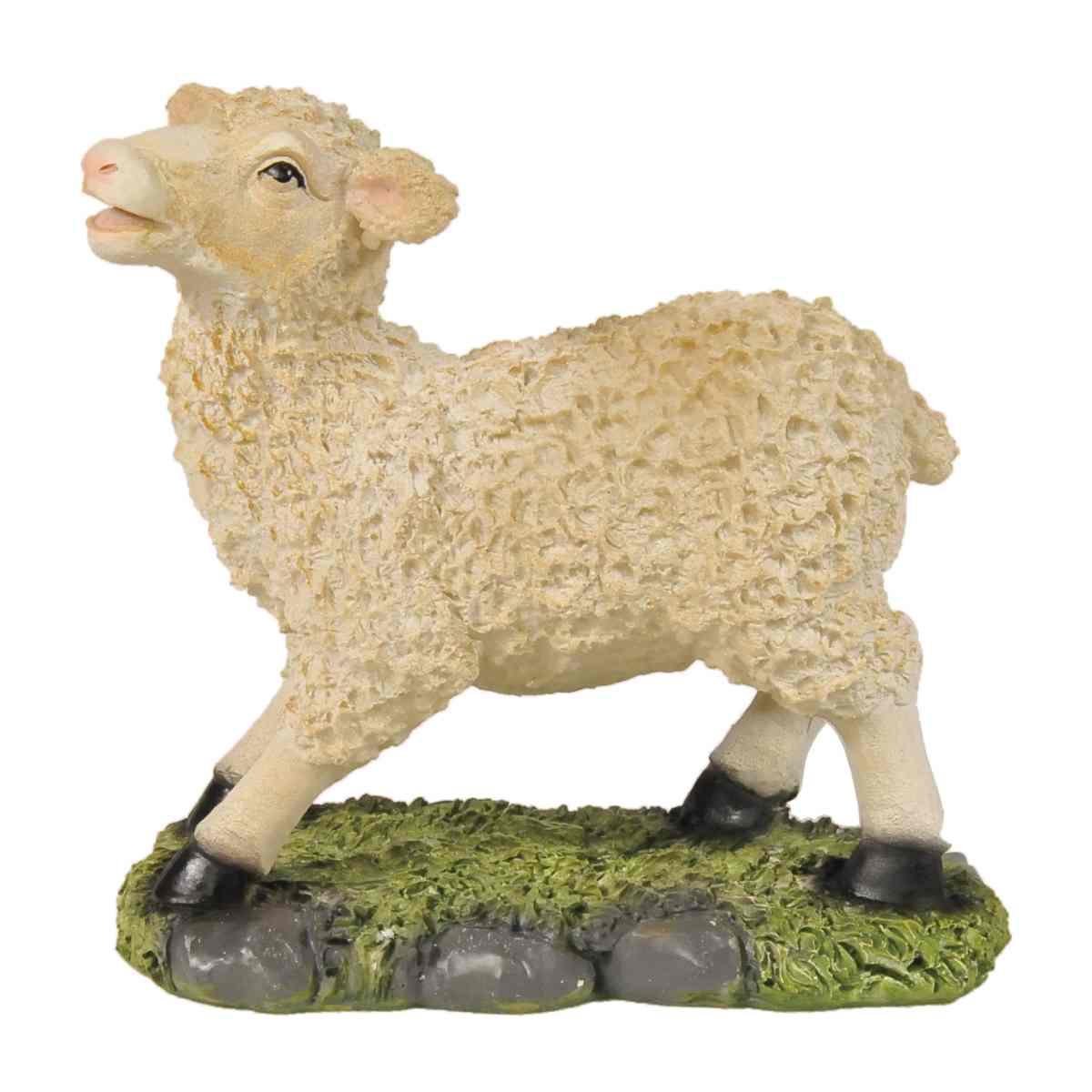 Statua presepe 53 cm re magi pastore pecora