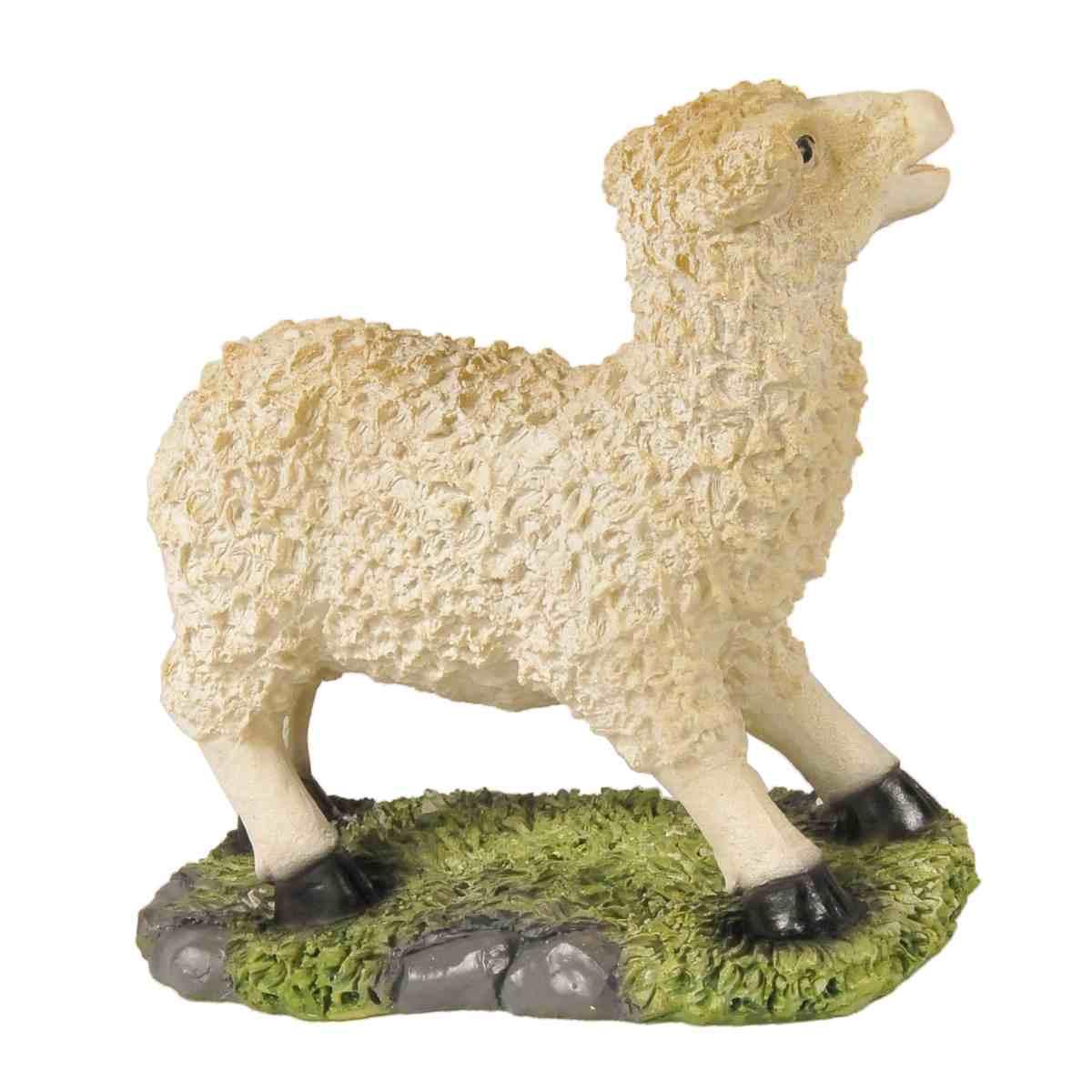 Statua presepe 53 cm re magi pastore pecora