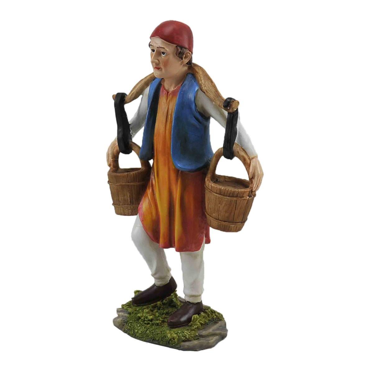 Statua presepe 30 cm acquaiolo secchi