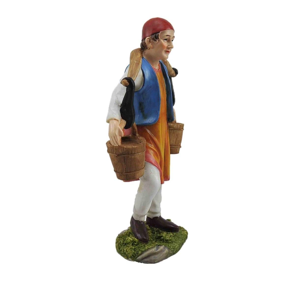 Statua presepe 30 cm acquaiolo secchi