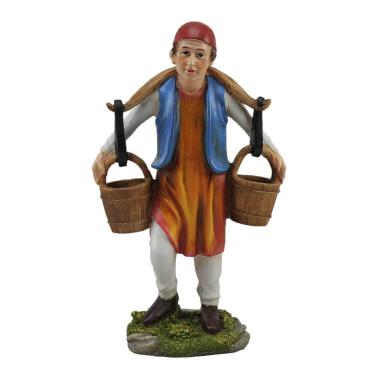 Statua presepe 30 cm acquaiolo secchi