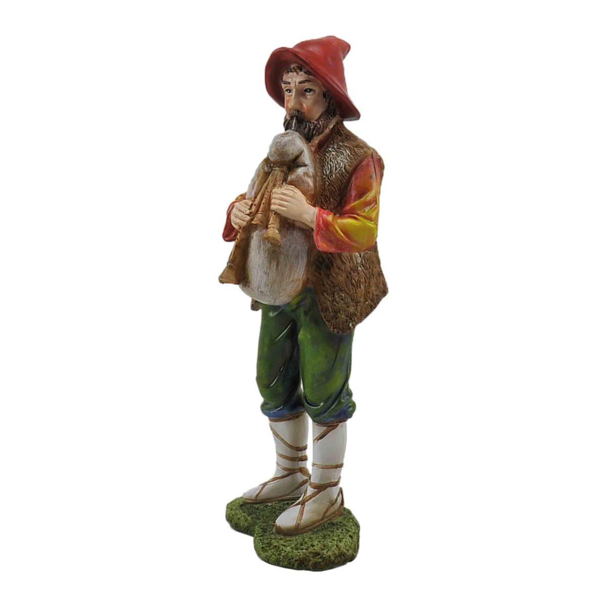 Statua presepe 30 cm zampognaro