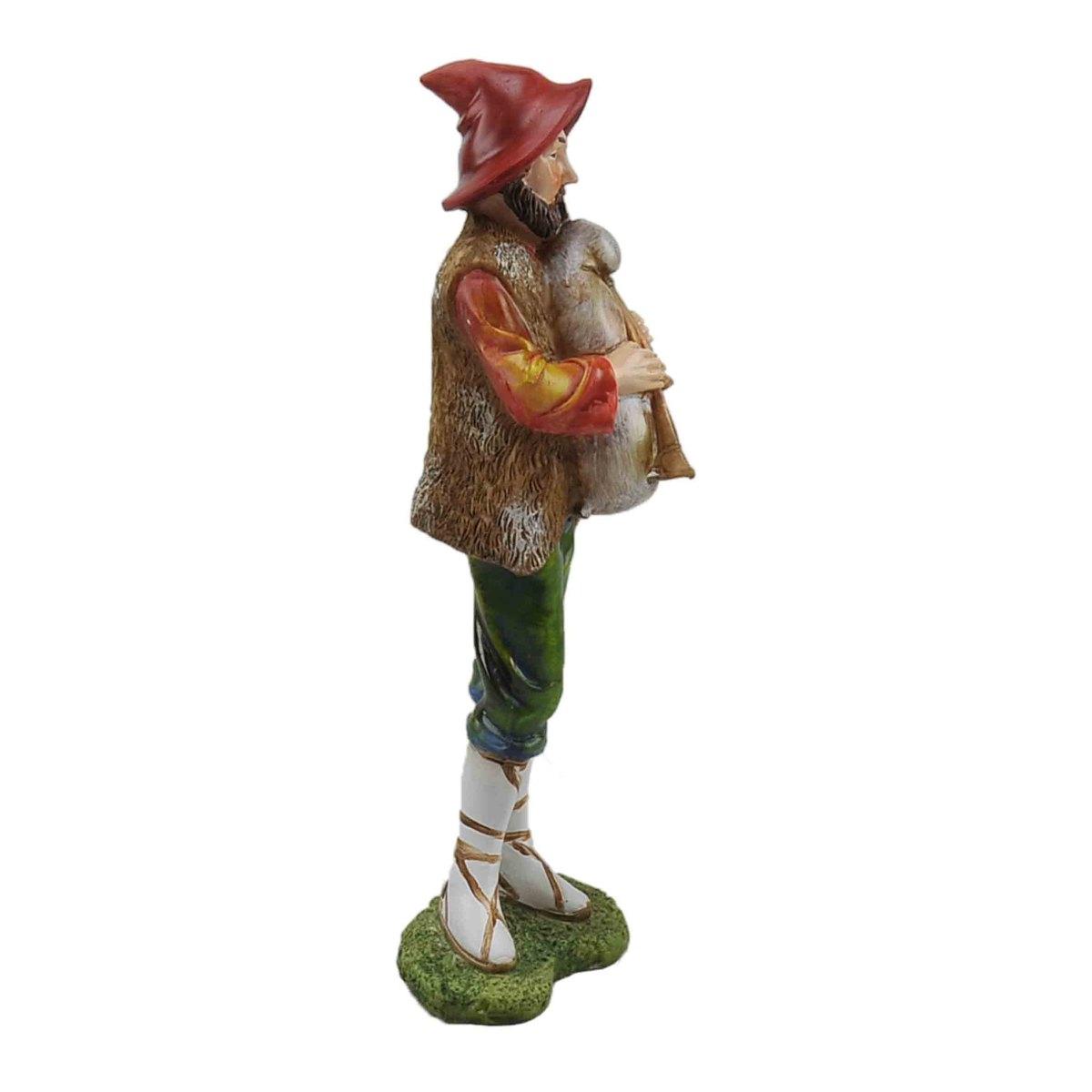 Statua presepe 30 cm zampognaro