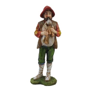 Statua presepe 30 cm zampognaro