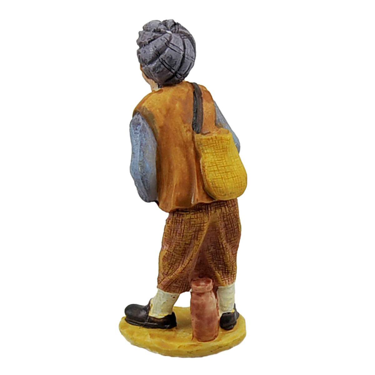 Statua presepe 10 cm zampognaro zampogne