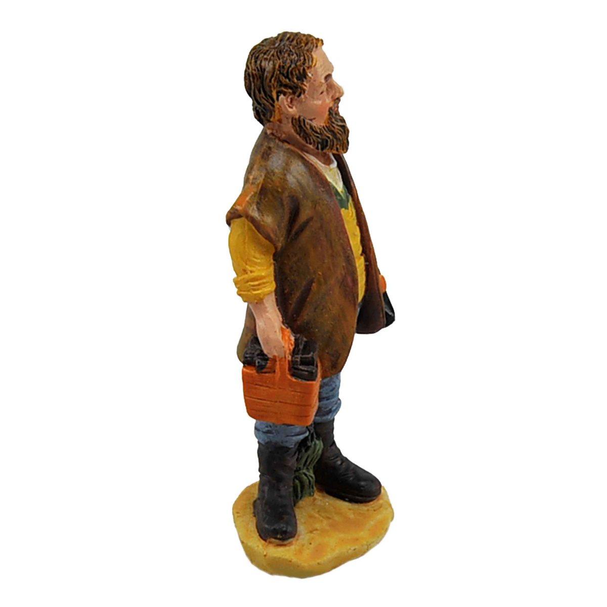 Statua presepe 10 cm boscaiolo