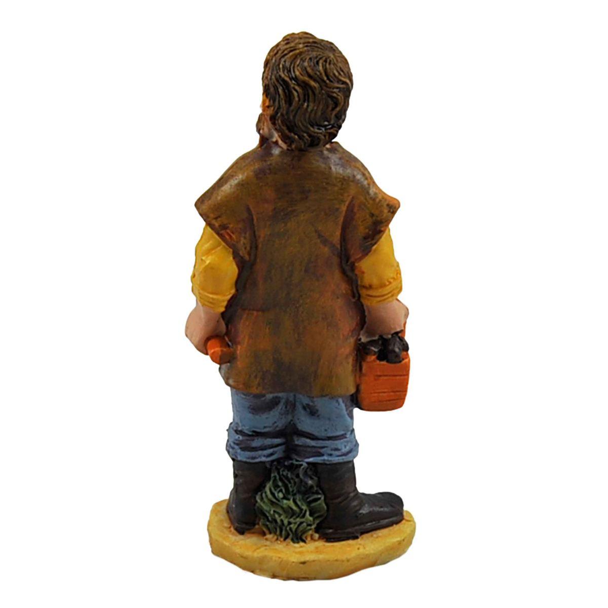 Statua presepe 10 cm boscaiolo