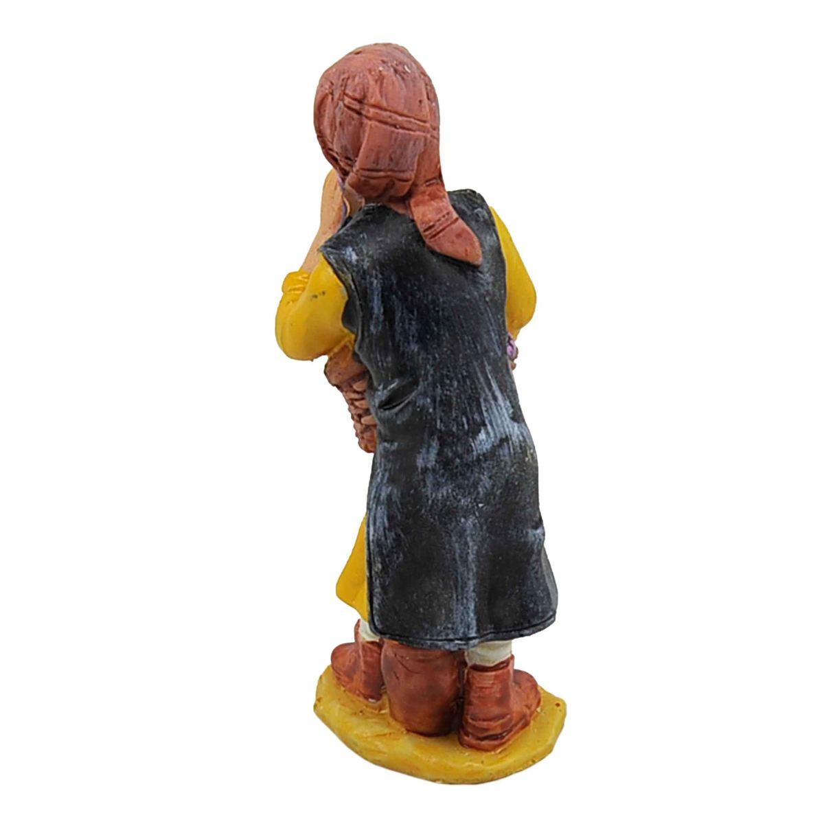 Statua presepe 10 cm pastore cane