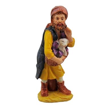 Statua presepe 10 cm pastore cane