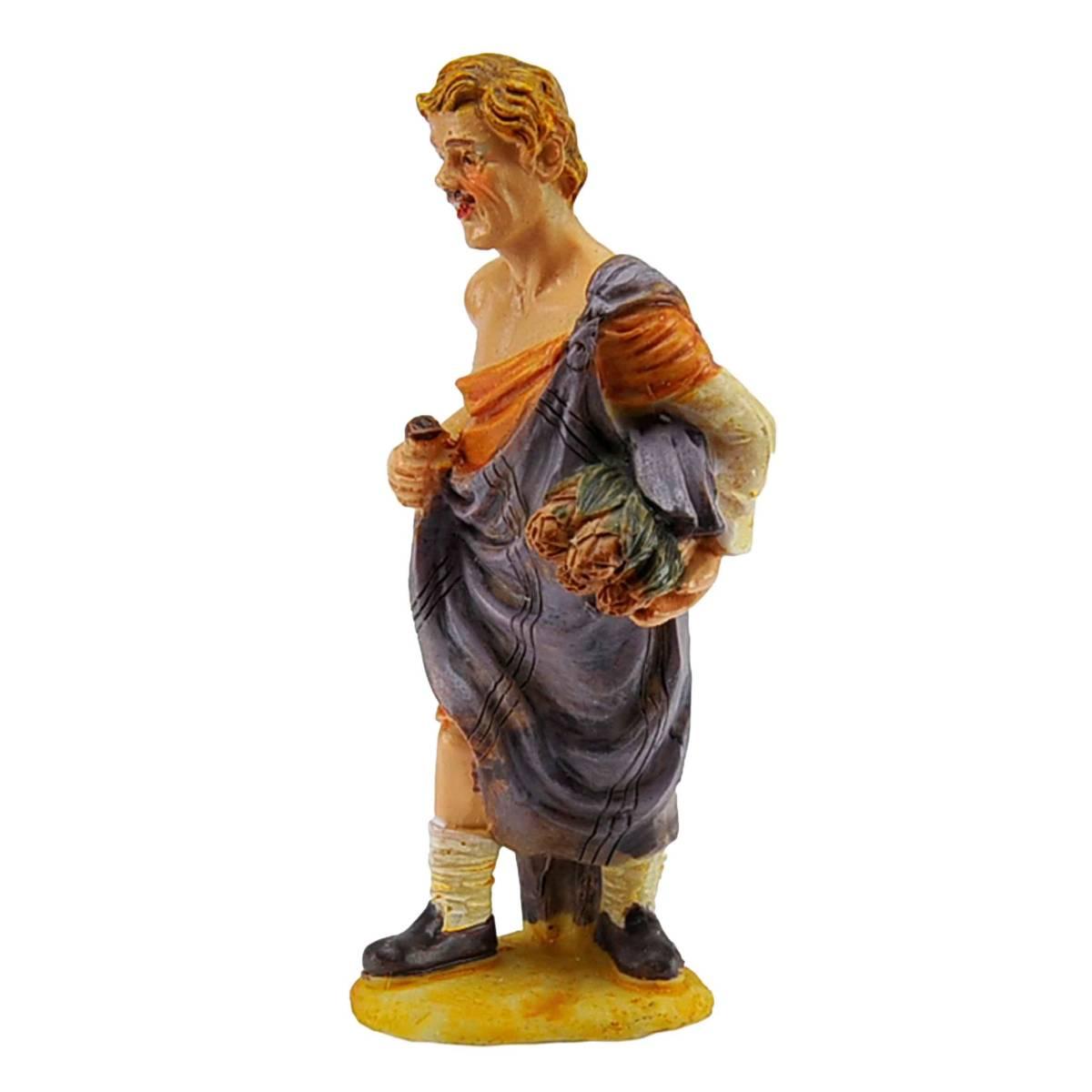 Statua presepe 10 cm pastore carciofi