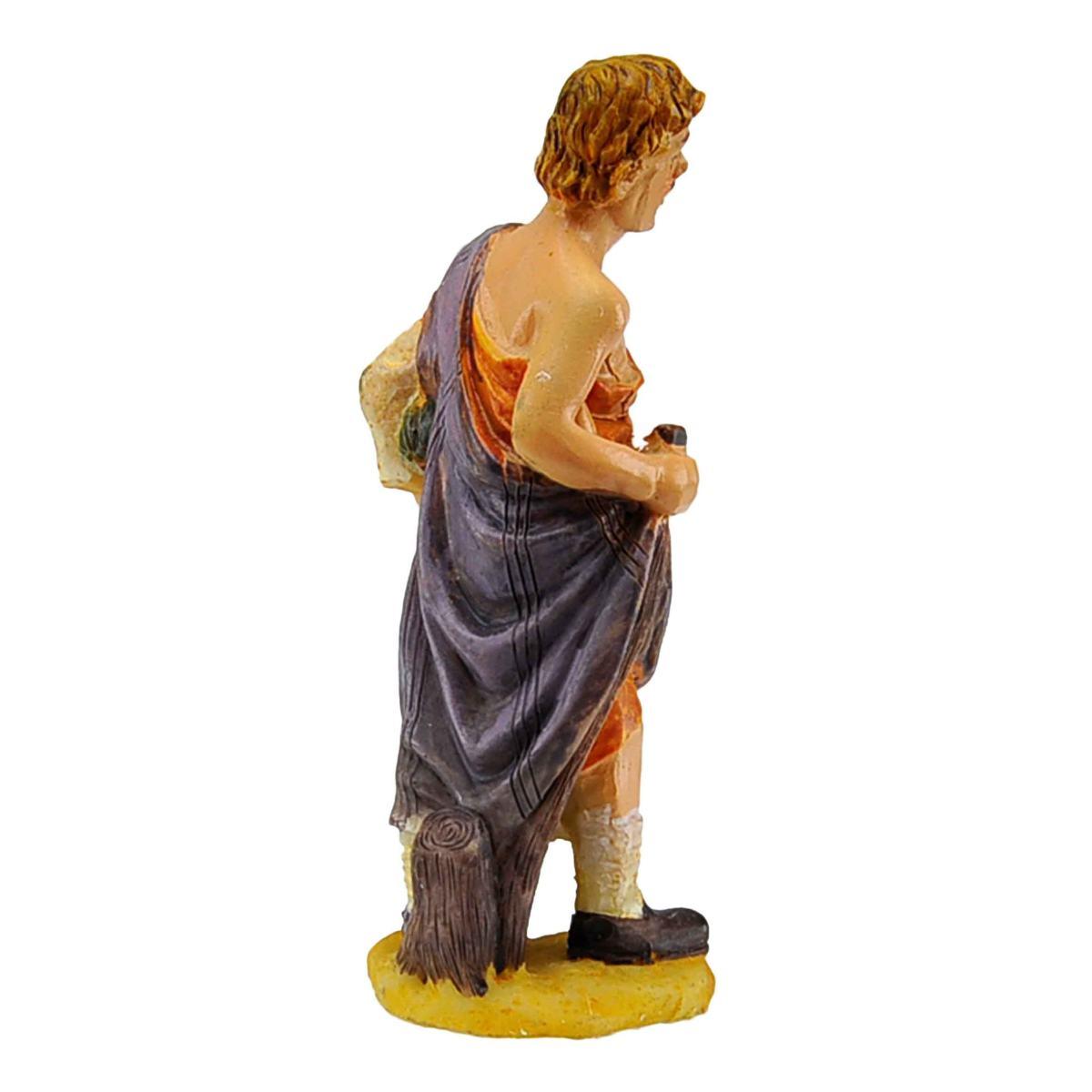 Statua presepe 10 cm pastore carciofi