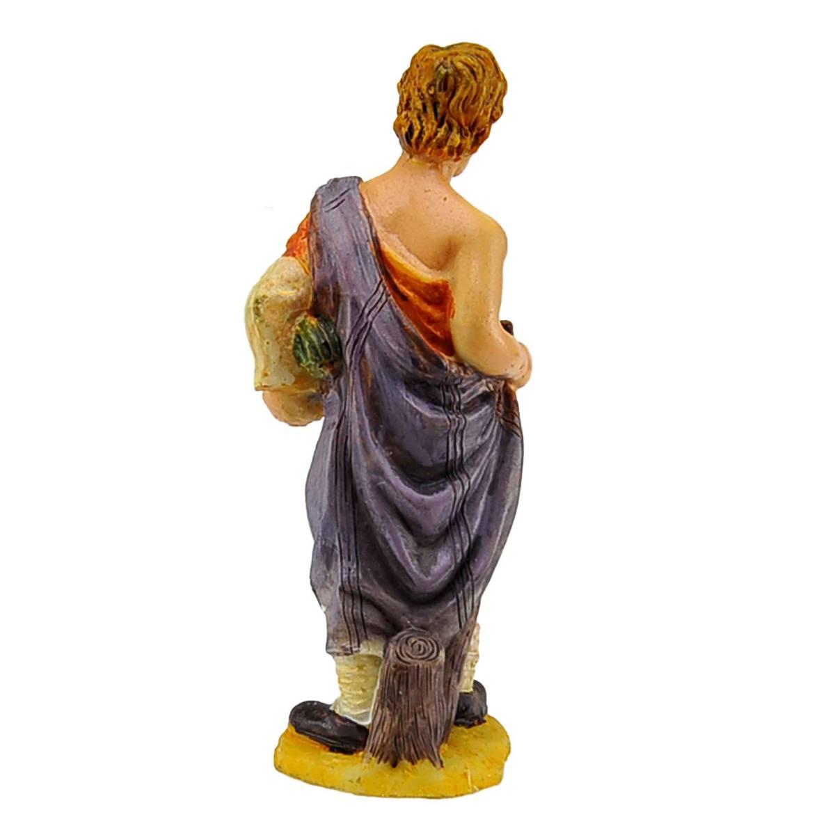 Statua presepe 10 cm pastore carciofi
