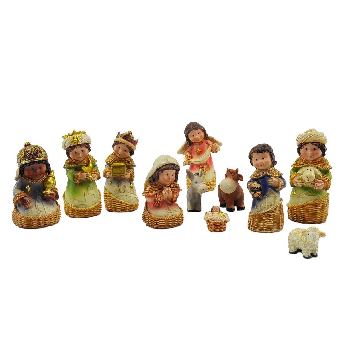 Statua presepe 11 cm natività mini