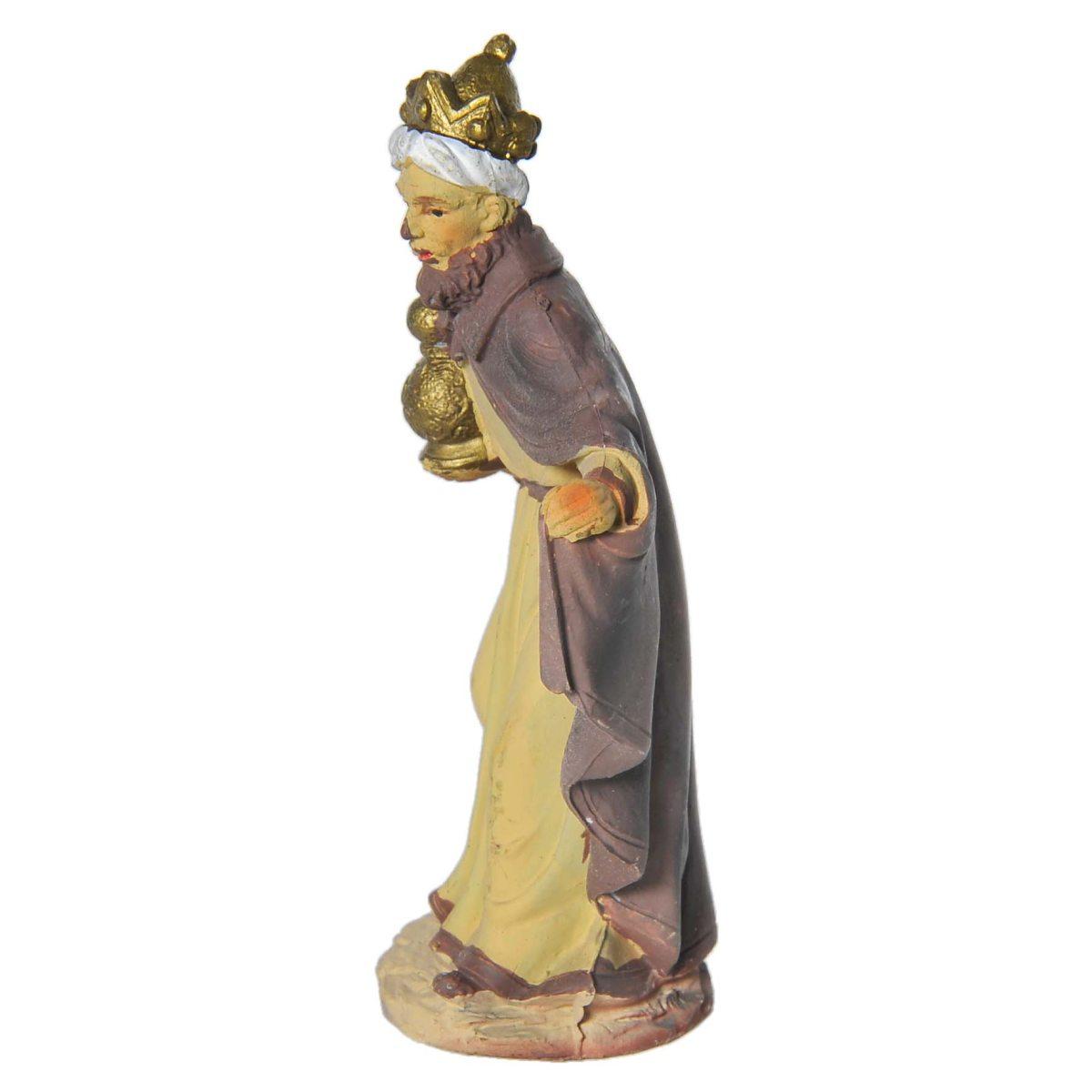 Statua presepe 10 cm re magi gaspare