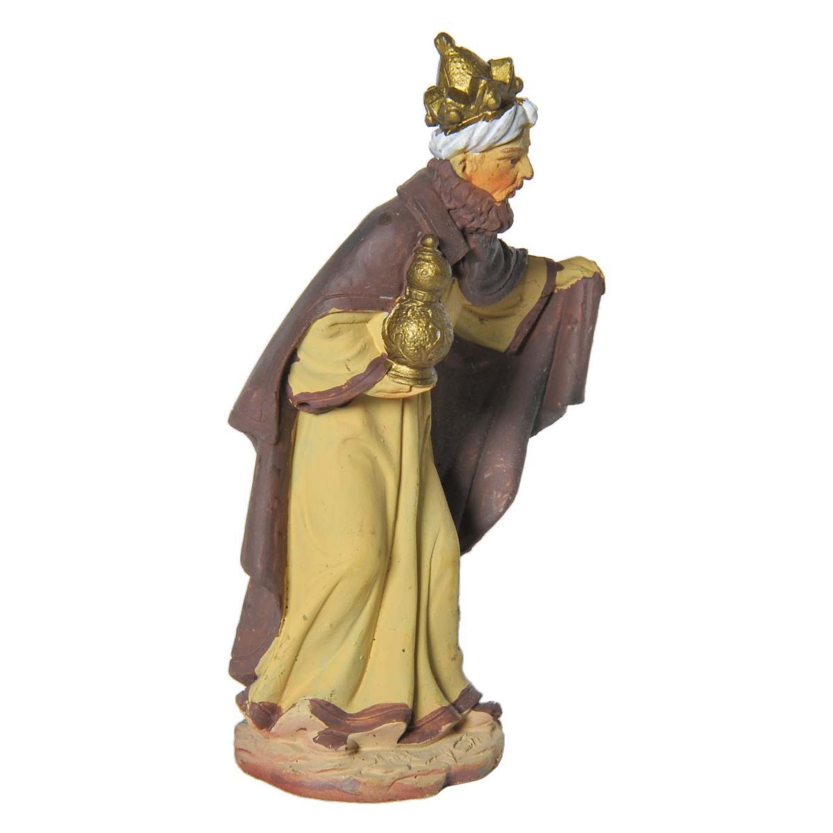 Statua presepe 10 cm re magi gaspare
