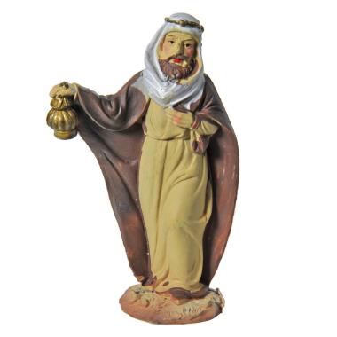 Statua presepe 10 cm re magi melchiorre