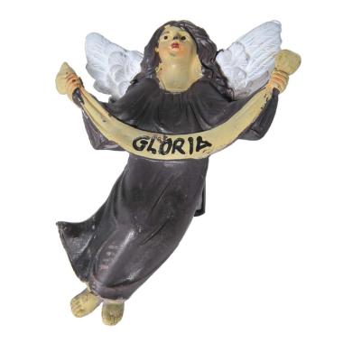 Statua presepe 10 cm angelo da appendere