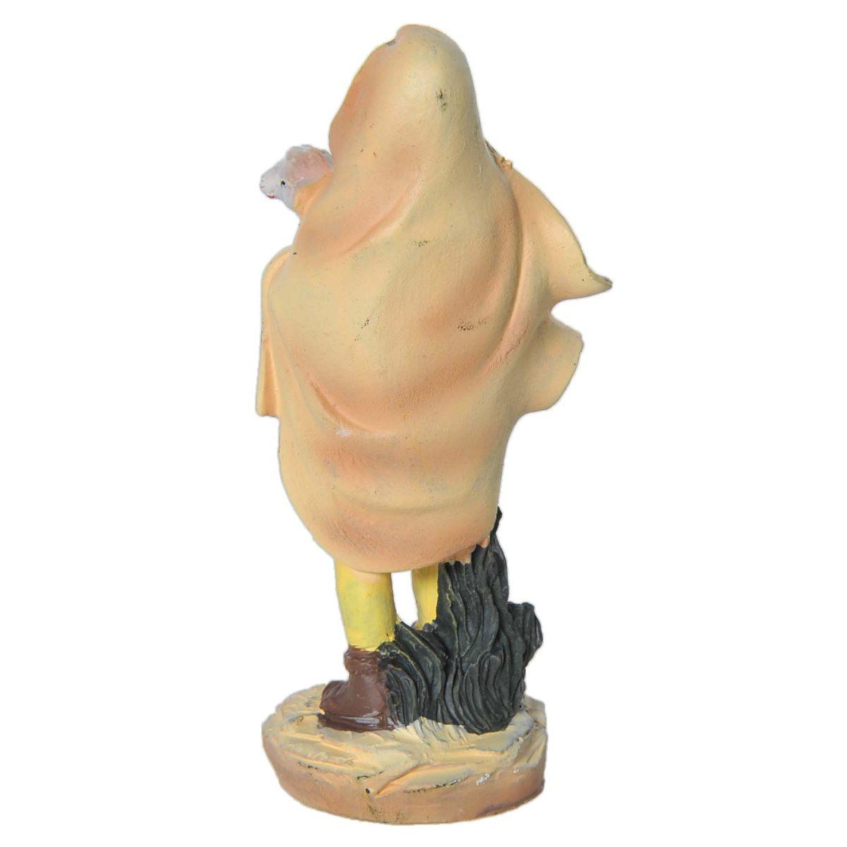 Statua presepe 10 cm pastore pecora