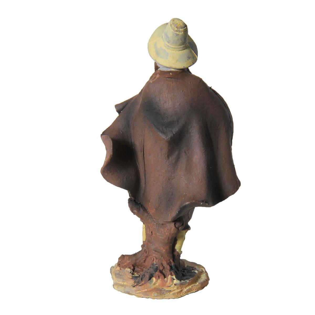 Statua presepe 10 cm pastore zampogna