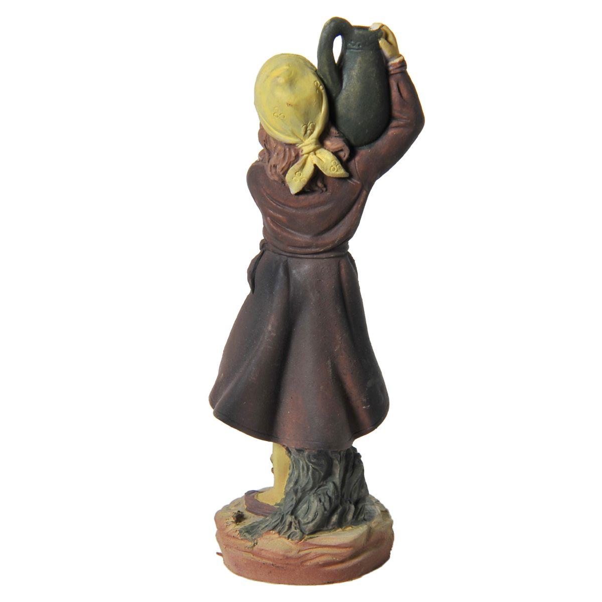 Statua presepe 10 cm donna brocca