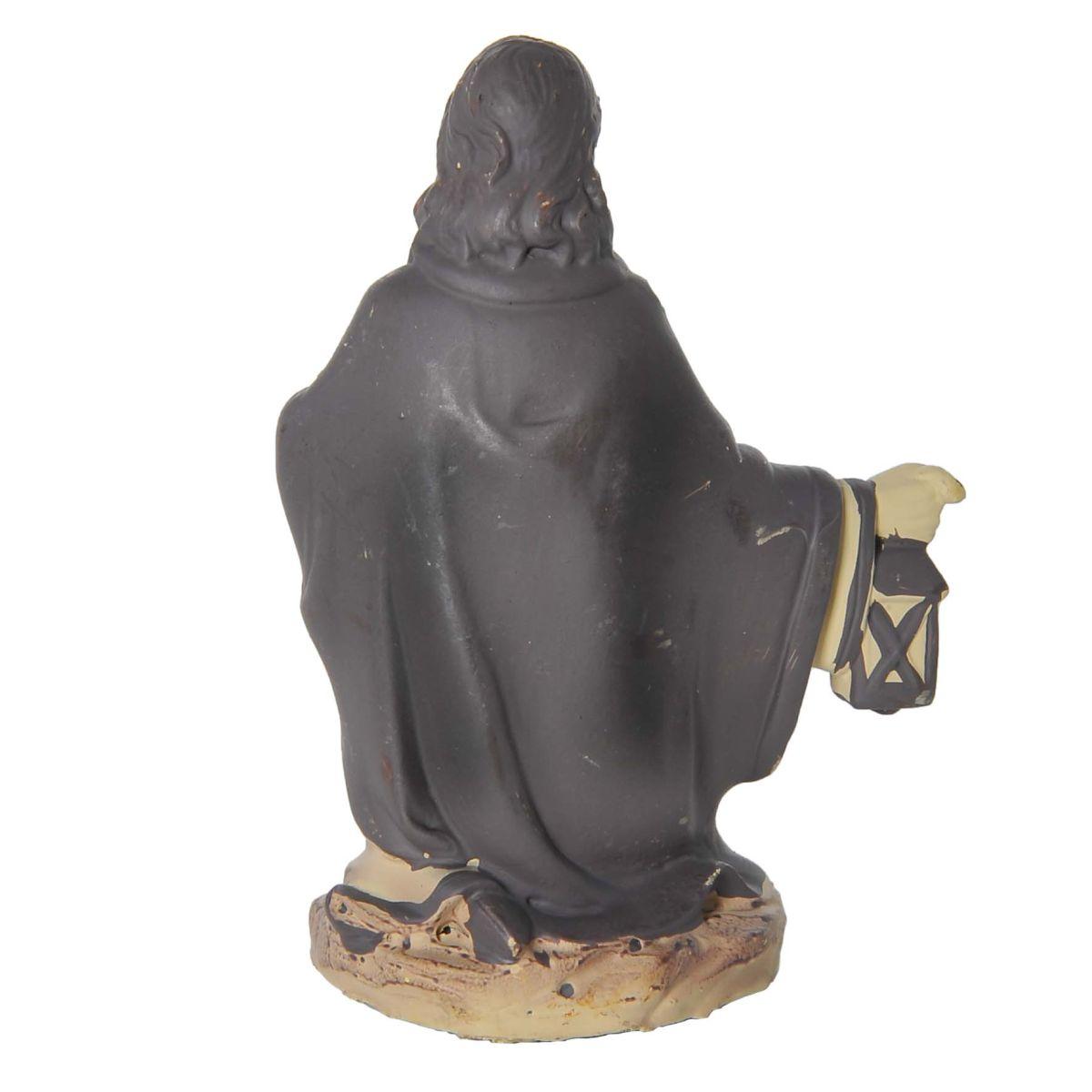 Statua presepe 10 cm san giuseppe in ginocchio