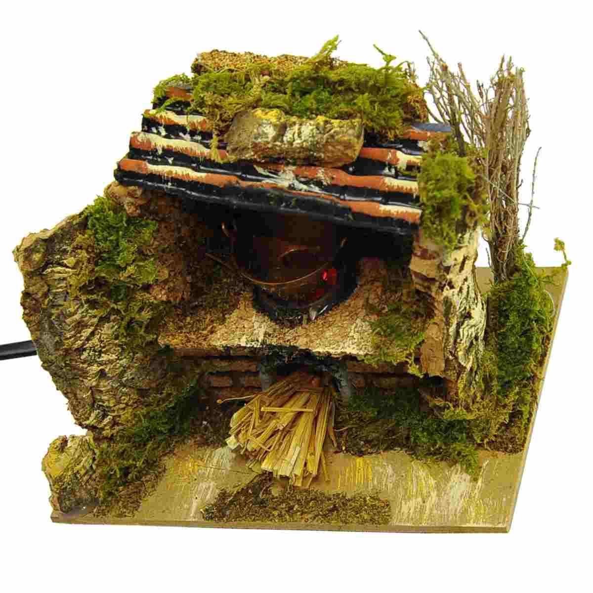 Forno presepe elettrico lampadina effetto fiamma