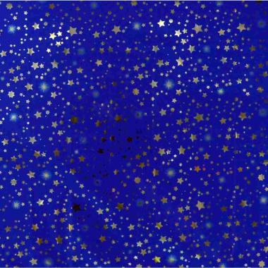 Carta presepe cielo stelle argento mt