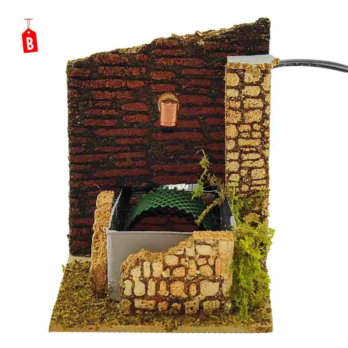 Fontana presepe elettrica