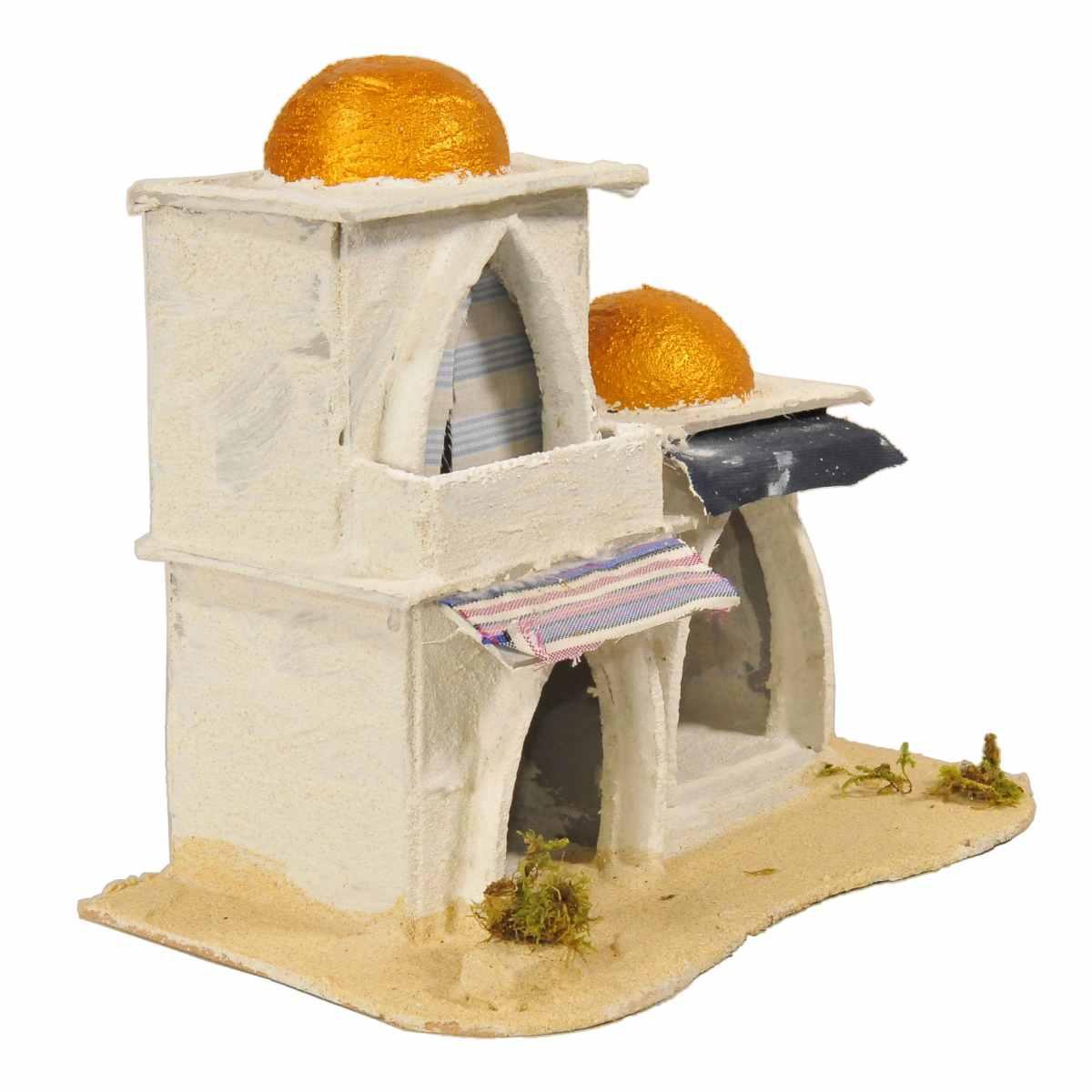 Minareto presepe arabo cupole archi