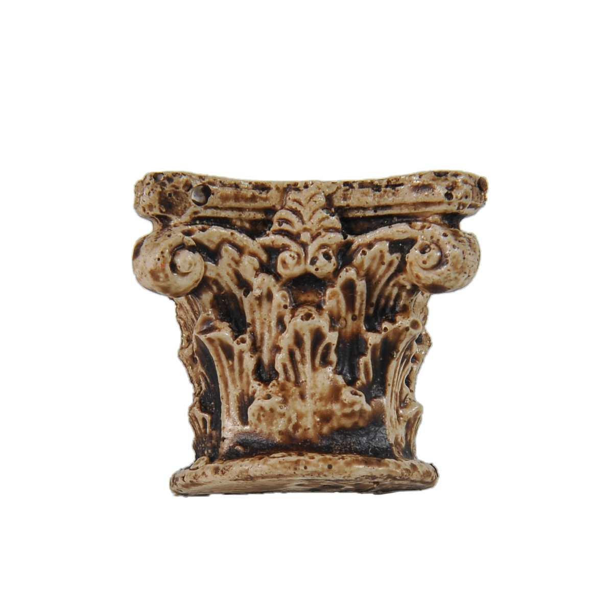 Testa presepe terracotta bacco zeus 6 4 cm