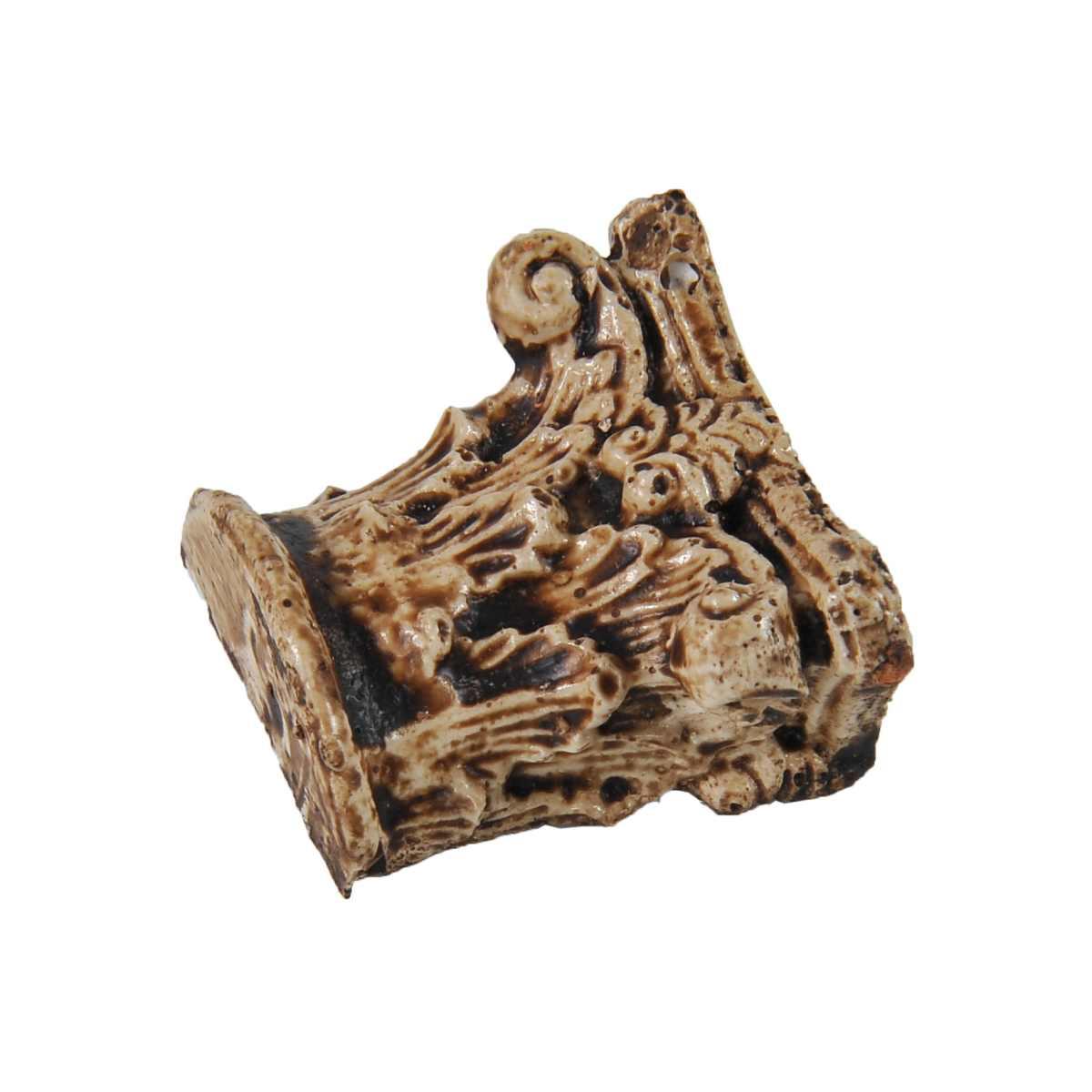 Testa presepe terracotta bacco zeus 6 4 cm