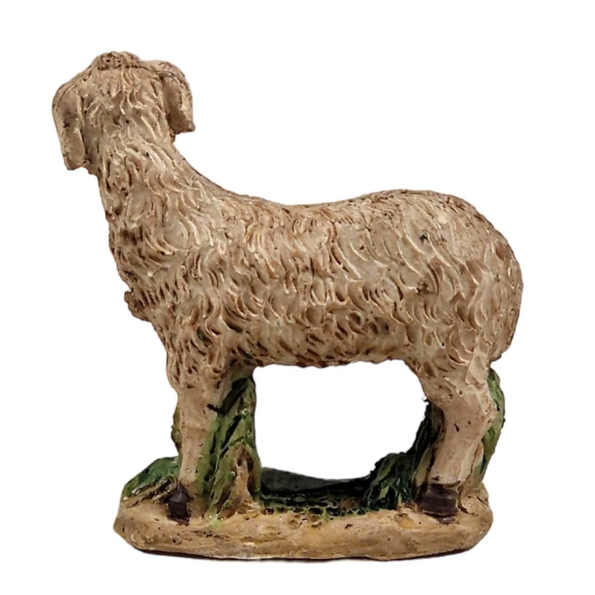 Statua presepe pecora bianca