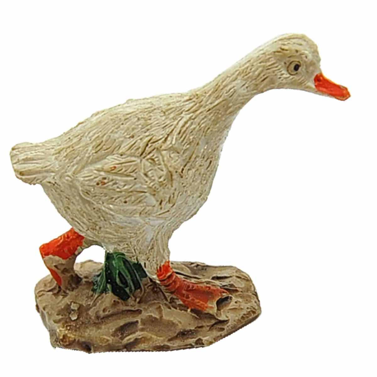 Statua presepe oca bianca