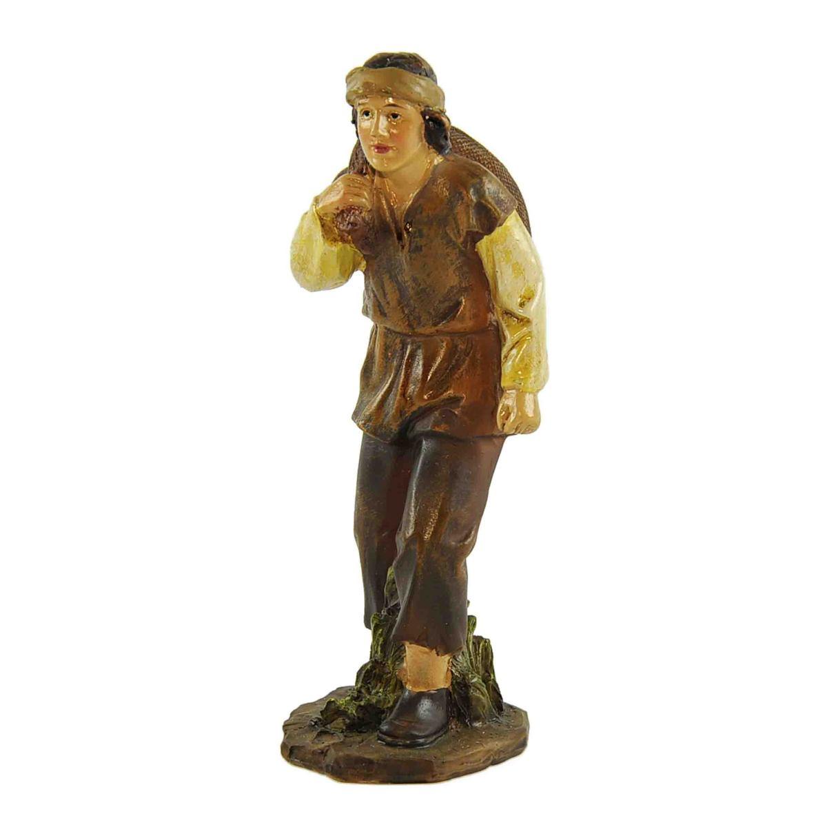 Statua presepe 20 cm venditori di farina