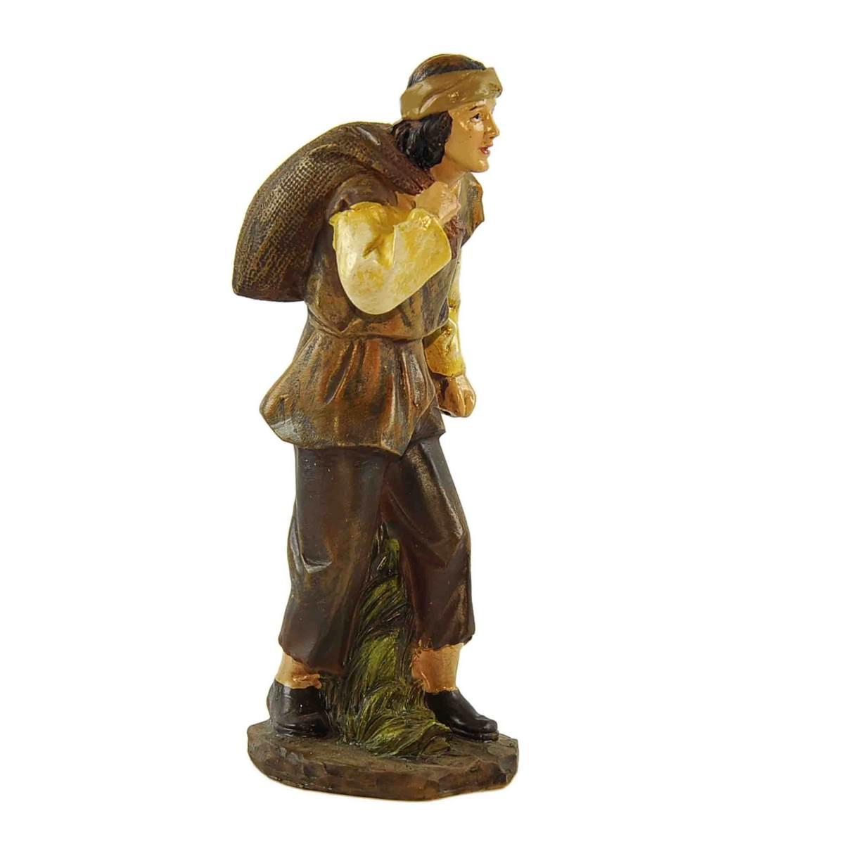 Statua presepe 20 cm venditori di farina