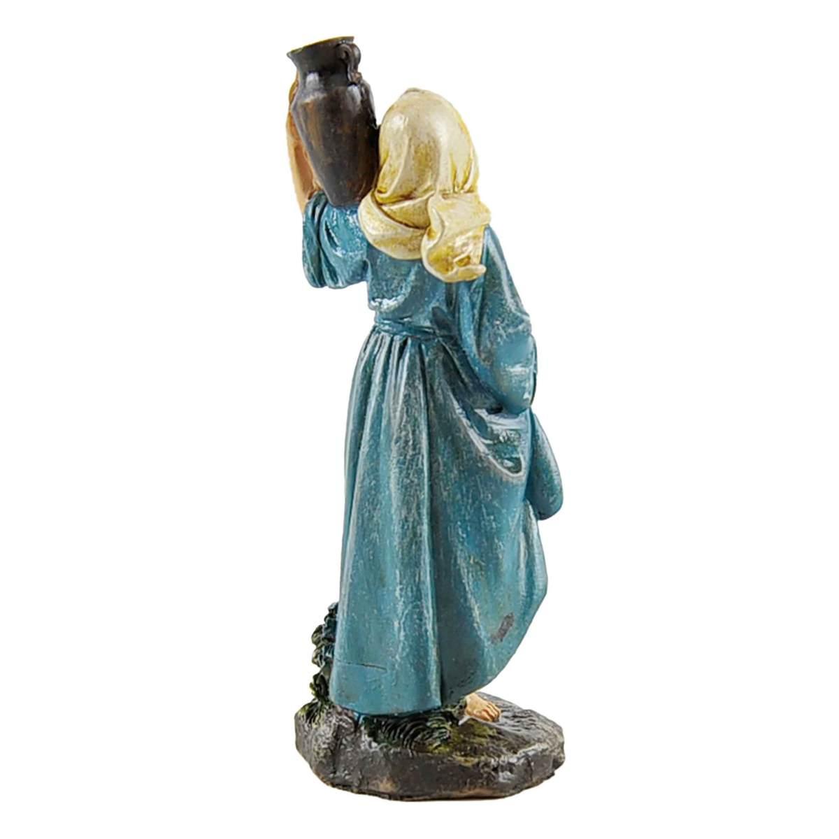 Statua presepe 13 cm pastori al pozzo