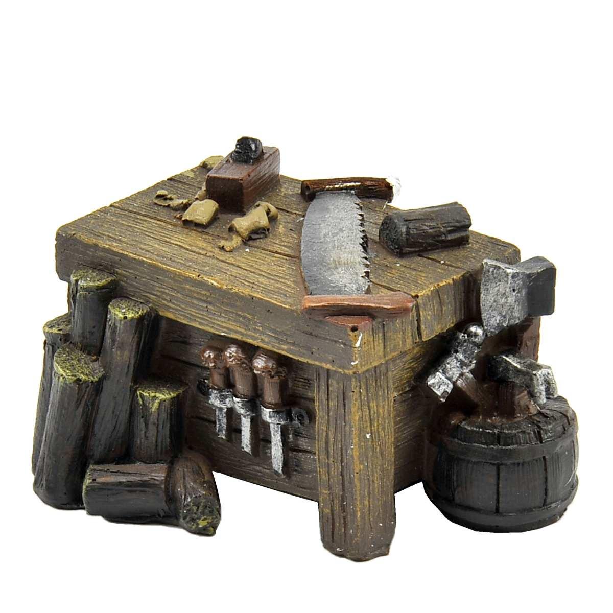 Statua presepe 13 cm falegnami banco